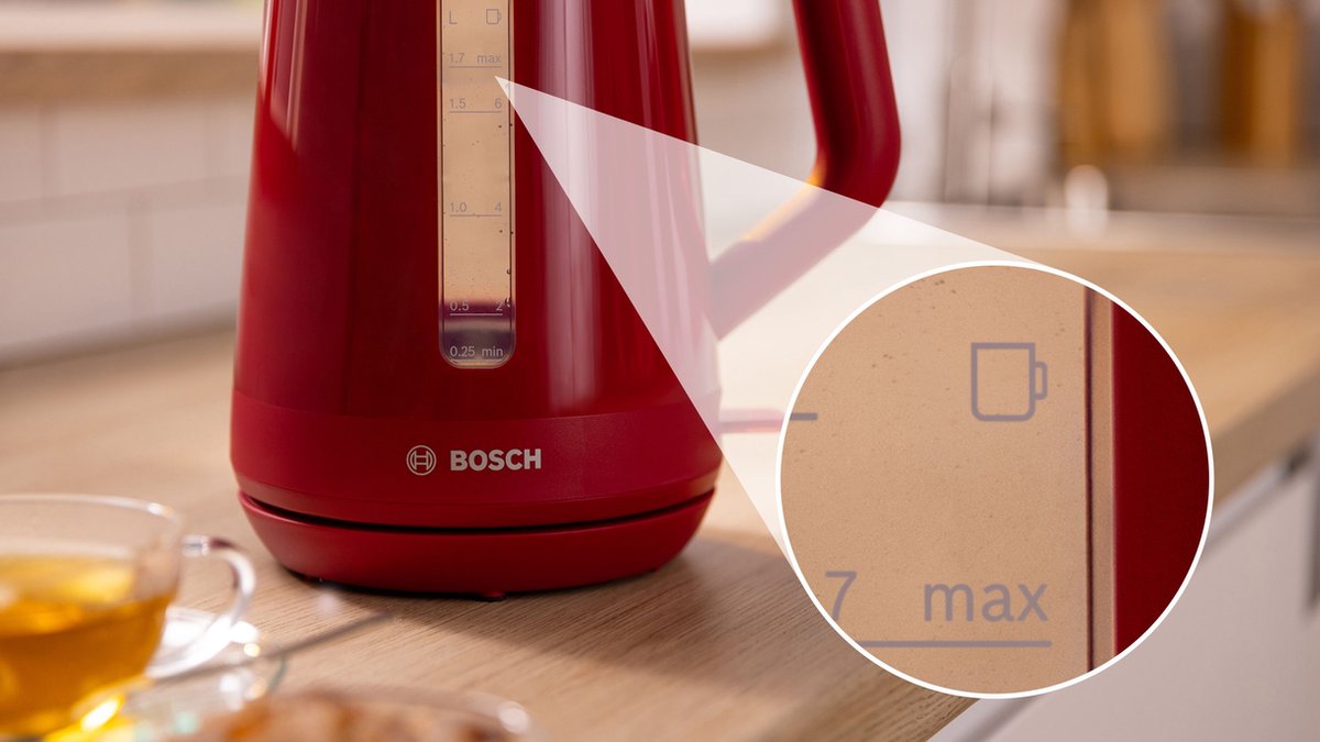Bosch TWK1M124 MyMoment - Waterkoker - Rood — afbeelding 7