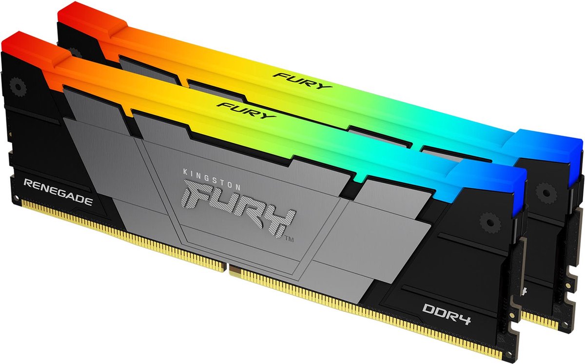 Kingston Technology FURY 16GB 3200MT/s DDR4 CL16 DIMM (set van 2) Renegade RGB