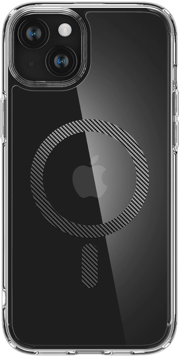 Spigen Ultra Hybrid MagFit hoesje geschikt voor iPhone 15 Pro Max - Zwart