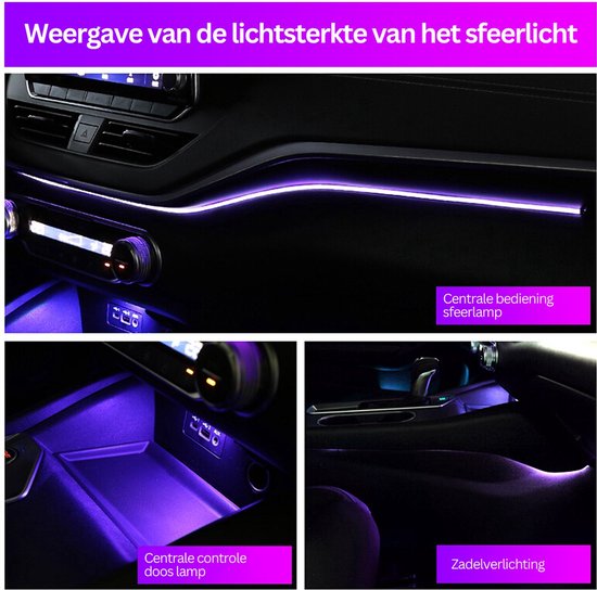 Siècle des Lumières intérieur de voiture Forever Speed ​​​​- Bande LED pour  voiture 