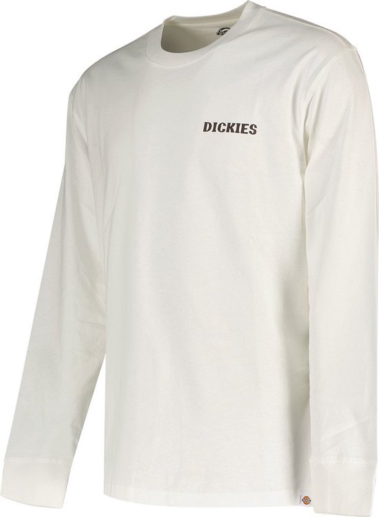 Dickies Hays Lange Mouwenshirt Beige,Wit M Man