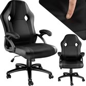 tectake® - bureaustoel gamingchair - luxe burostoel kantoorstoel - racingstoel burostoel gamestoel Goodman- zwart