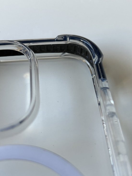 Coque arrière magnétique anti-choc de qualité Premium - Chargement sans fil - Convient pour Apple iPhone 15 Pro - Zwart