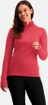 NOMAD® Rough Zip-Neck Thermo Control dames Shirt | XL | Merinowol & Polyester | Superieure isolatie | Zacht & Comfortabel