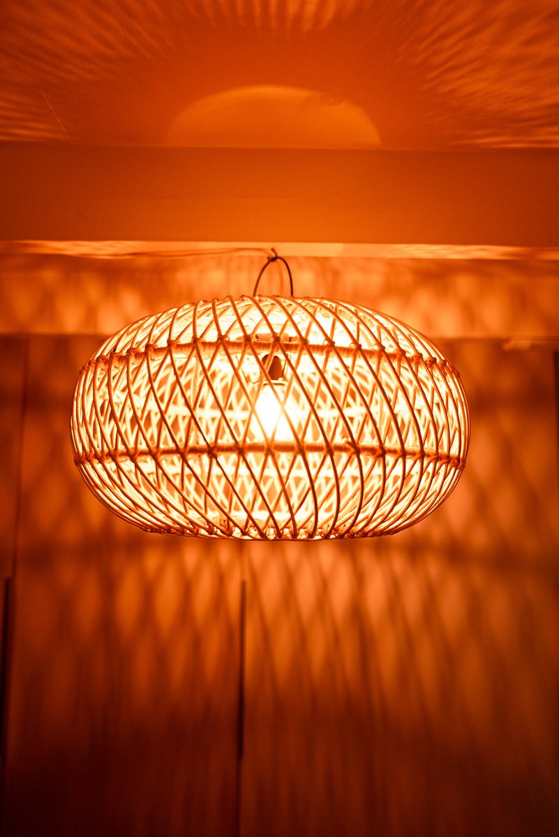 House of bali - Rotan lampenkap - Rotan hanglamp - Rieten lamp