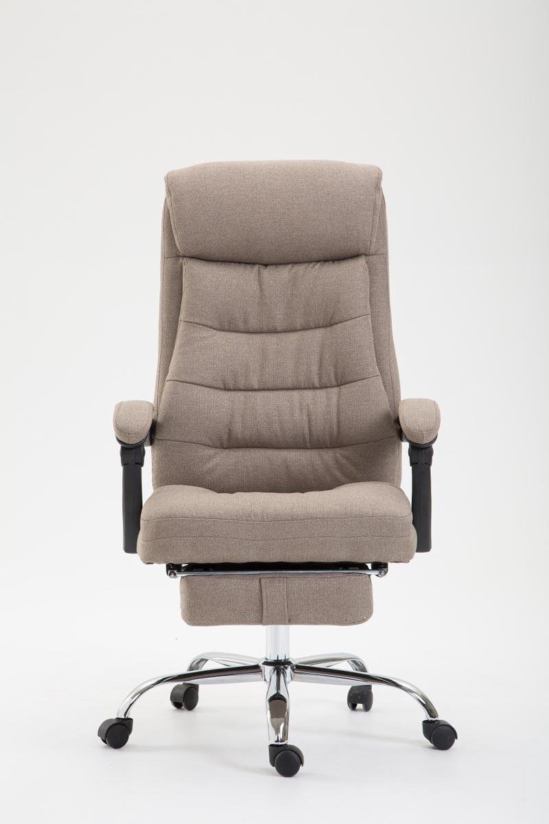 Relaxfauteuil met voetsteun zwart kunstsuèdeleer
