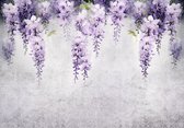 Fotobehang - Bloemen - Paars - Lavender - Bloem - Romantisch - Vliesbehang - 416x290cm (lxb)
