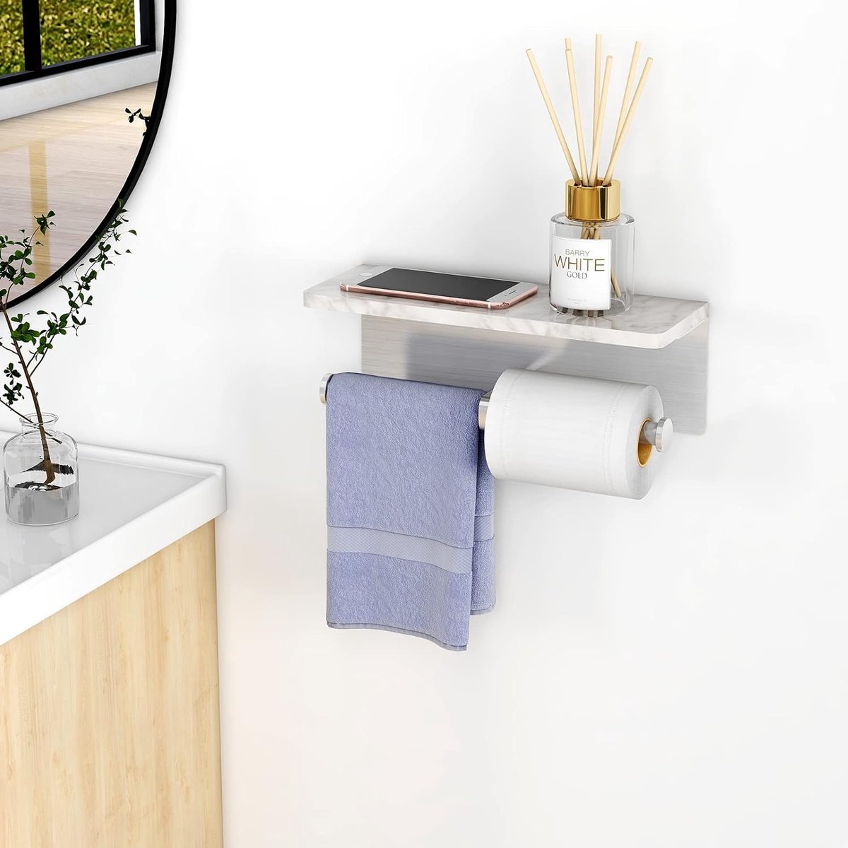 YEAPA Douche Opbergplank Zelfklevende Douche Planken Roestvrij Staal Doucherek Geen Boor Wandmontage Toilet Badkamer Met Hoge Capaciteit Zwart B 30cm Kleur Wit C Maat 60cm
