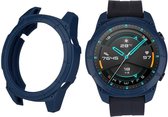 Huawei Watch GT 2 46MM Hoesje Flexibel TPU Bumper Blauw