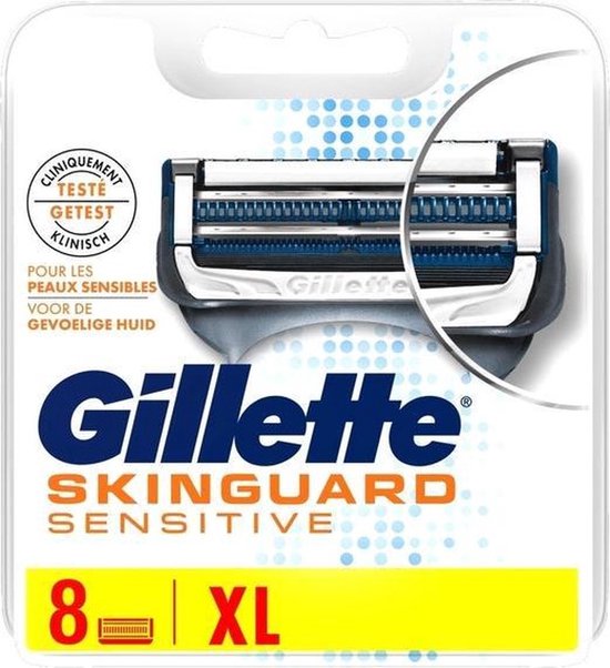 Gillette Skinguard Sensitive Scheermesjes Mannen - 8 stuks - Gillette