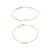 Beloro Regalo d'Amore Coffret Cadeau Bracelet Femme 9 carats - Doré