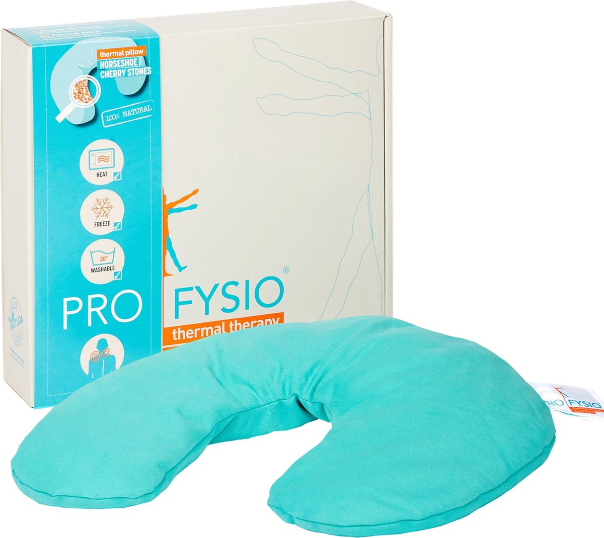 Profysio Thermal Therapy & Comfort Hoefijzer - Kersenpitkussen - 31 x 35 cm