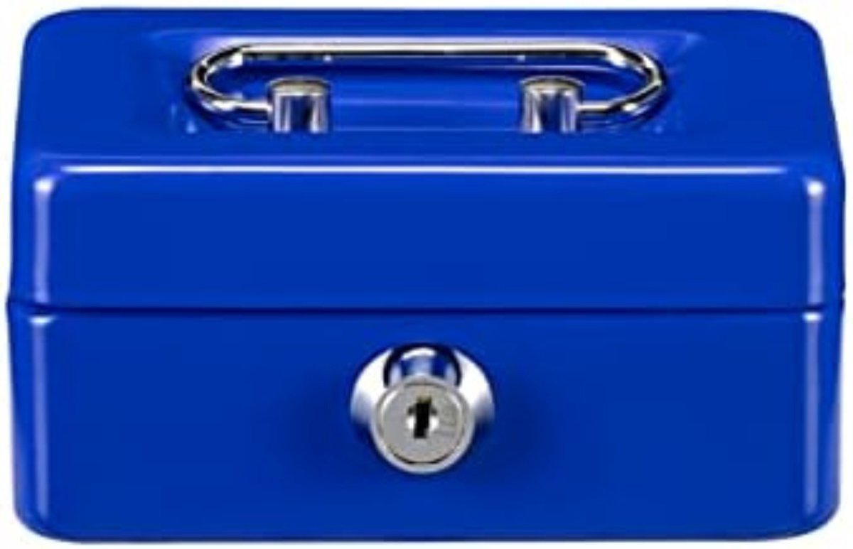 Geldkistje Met Cijferslot- Blauw