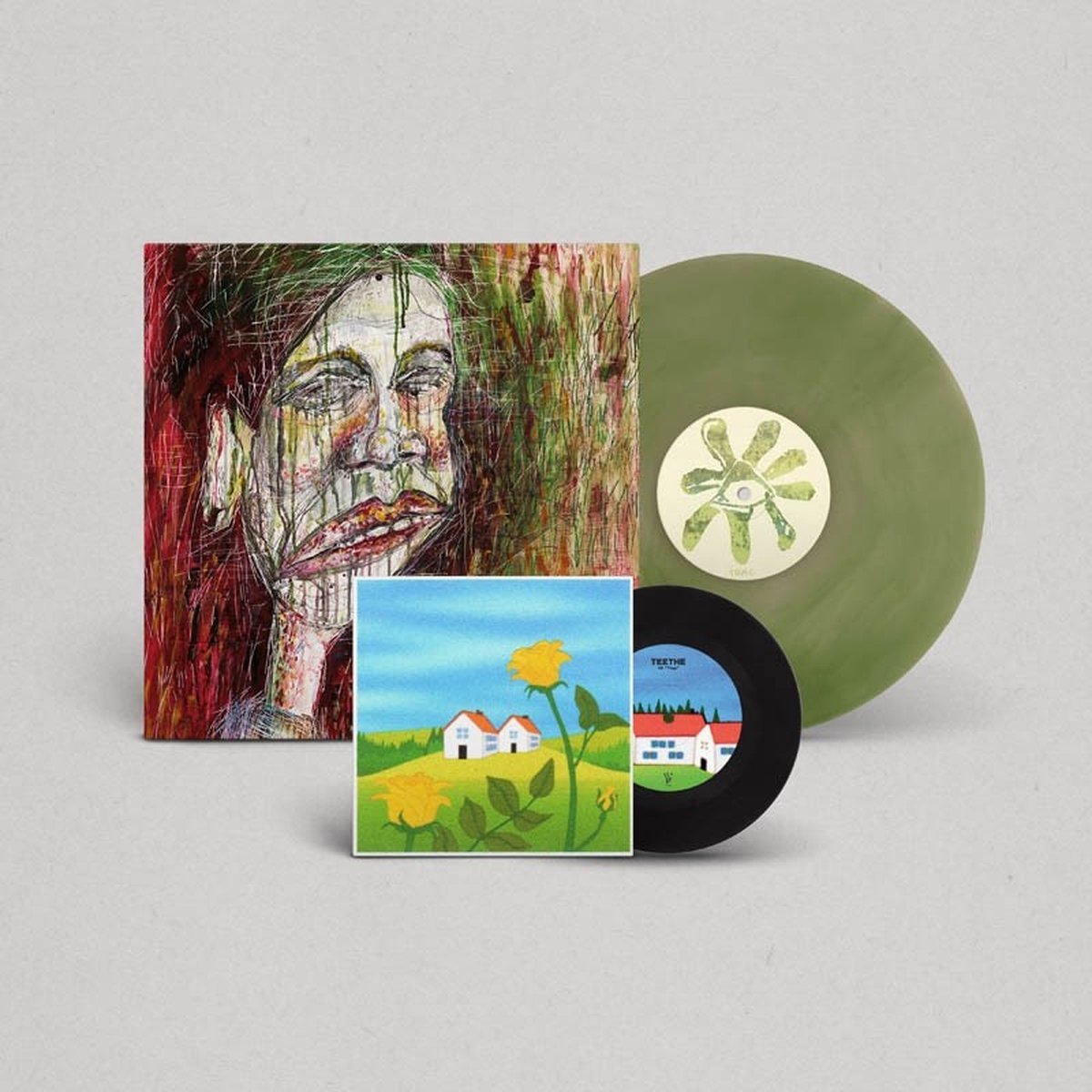 Teethe - Teethe (LP | 7"Single) (Coloured Vinyl)