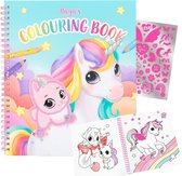 Eenhoorn paarden kleurboek – Unicorn Ylvi & the Minimoomis paard kleuren + stickers