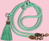 Dwam Training Leash Jade Rope Turquoise - Laisse pour chien - 220x1.4 cm