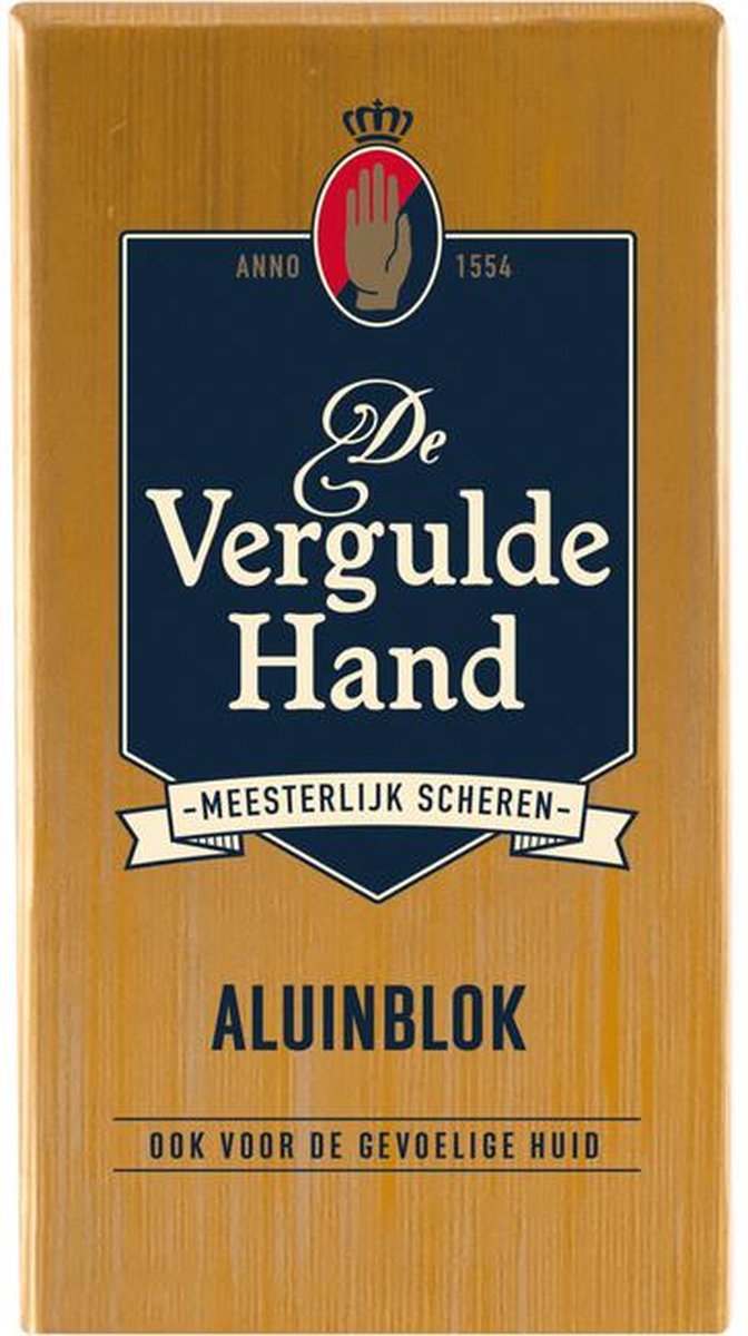 x12 Vergulde Hand Aluinblok 75GR
