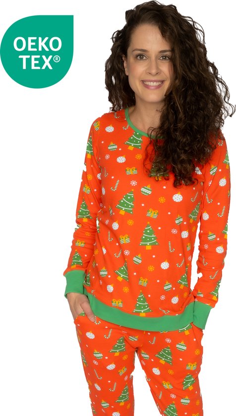 Kerst pyjama van Happy Pyjama's | Dames maat: XXL (XS-XXL) | Perfecte Kerst pyjama voor volwassenen en voor je familie