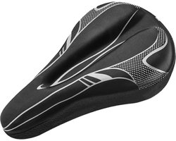 Zadelhoes voor sportief Fietszadel - Fiets - Zadel - Gel Zadelhoes voor comfortabel fietsen - Zwart/Wit