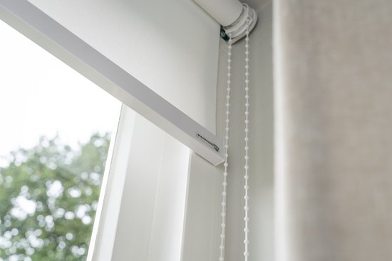 Dutchblinds Store enrouleur - occultant - Wit - 120x190cm - Décoration de fenêtre sur mesure