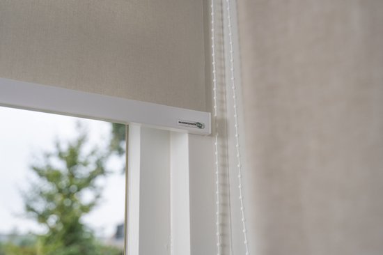 Dutchblinds Store enrouleur - occultant - Wit - 120x190cm - Décoration de fenêtre sur mesure