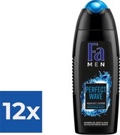 Fa Douche 250 ml Men Perfect Wave - Voordeelverpakking 12 stuks