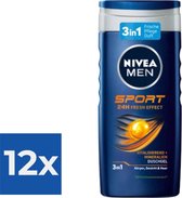 NIVEA Men Sport Douchegel - 250ml - Voordeelverpakking 12 stuks