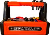 Gereedschapskist Mega Tool Box 40 delig, Speelgoed gereedschapskist