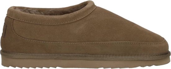 Warmbat Ebor Men Suede Black Heren Sloffen - Zwart