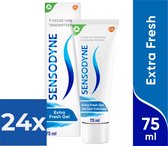 Sensodyne Extra Fresh Gel tandpasta voor gevoelige tanden 75 ml - Voordeelverpakking 24 stuks