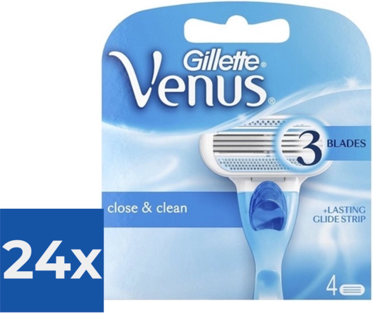 Gillette Venus - 4 stuks - Scheermesjes - Voordeelverpakking 24 stuks