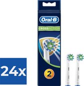 Oral-B Cross Action EB50 - 2 stuks - opzetborstels - Voordeelverpakking 24 stuks