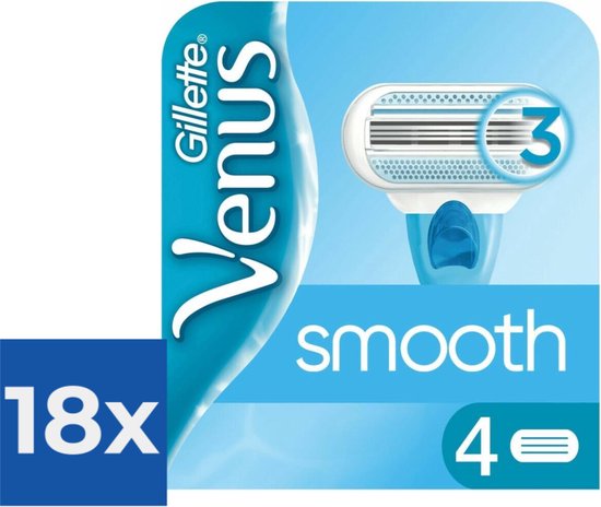 Gillette Venus Original Scheermesjes Vrouwen - 4 stuks - Voordeelverpakking 18 stuks