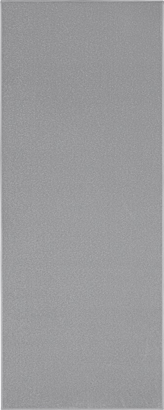 Tapiso Tapis de Couloir Mono Gris Clair Tapis de Couloir Uni à Poils Ras Taille - 100x1500