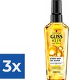 Gliss Kur Every Day Oil Elixir Ultimate Repair - 1 stuk - Voordeelverpakking 3 stuks