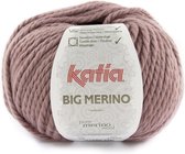 Big Merino Fils à coudre Katia Rose foncé Couleur no. 56 - laine mérinos - mérinos - fil à crochet - tricot - crochet - fil à tricoter - crochet pour intérieur - crochet pour bébé - super doux - laine douce - laine pour bébé - fil - laine à tricoter