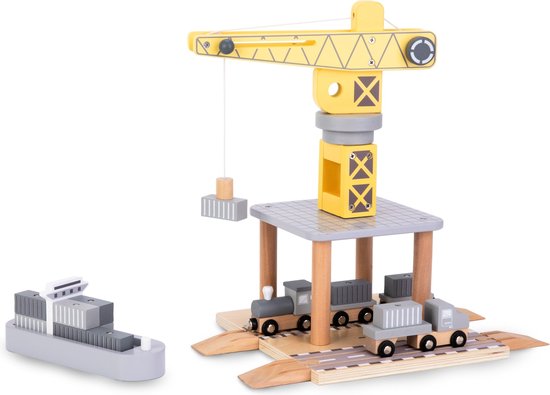 Houten Hijskranen Speelgoed kopen? ✔️ Tot 30% korting