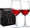 Ensemble de verres à vin, verres à vin blanc, verres à vin rouge à pied long pour vin rouge et blanc - 350 ml (lot de 2)