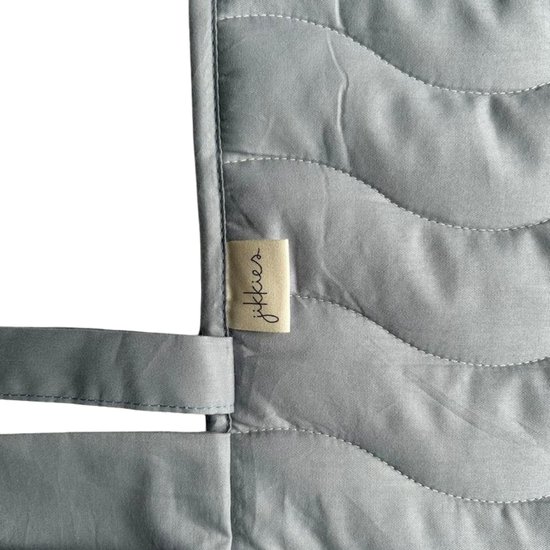 Jikkies ® - Verschoningsmat - Verschoonmat - Voor Onderweg- Opvouwbaar - Met 2 Opbergvakken - Grijs van Jikkies — afbeelding 4
