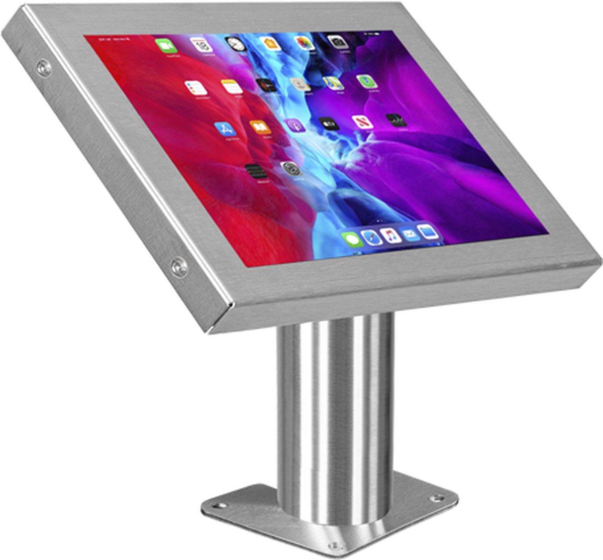 Tablethouder - tabletstandaard - standaard tablet - ipad houder - tablet tafelstandaard - houder voor tablet - voor tablets tussen 12-13 inch - Rvs
