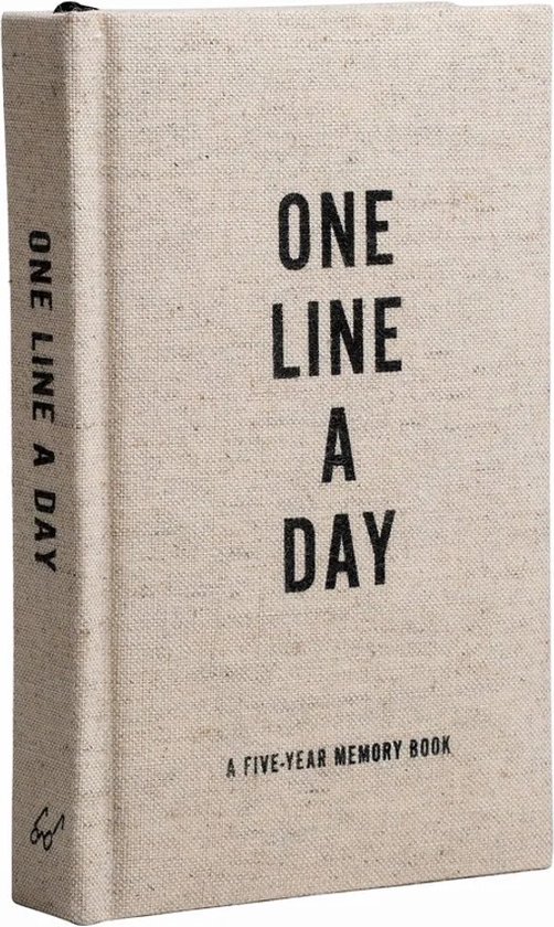 Canvas One Line a Day - Dagboek voor 5 jaar - A Five-Year Memory Book