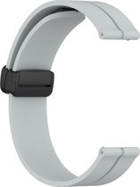 Siliconen bandje - geschikt voor geschikt voor Amazfit GTS / GTS 2 / GTS 2E / GTS 2 Mini / GTS 3 / GTS 4 / GTS 4 Mini / Bip / Bip U / Bip Lite / GTR 42 mm / Pop / Pop Pro - grijs