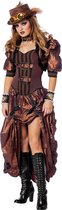 Wilbers & Wilbers - Costume Steampunk - Dark Steampunk Luxe - Femme - Marron - Taille 52 - Déguisements - Déguisements
