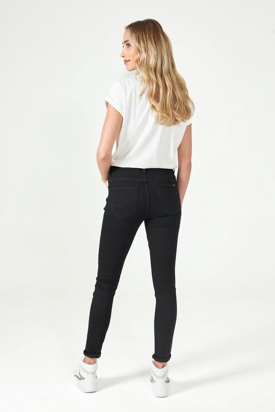 GARCIA Celia Dames Skinny Fit Jeans Zwart - Maat W34 X L30