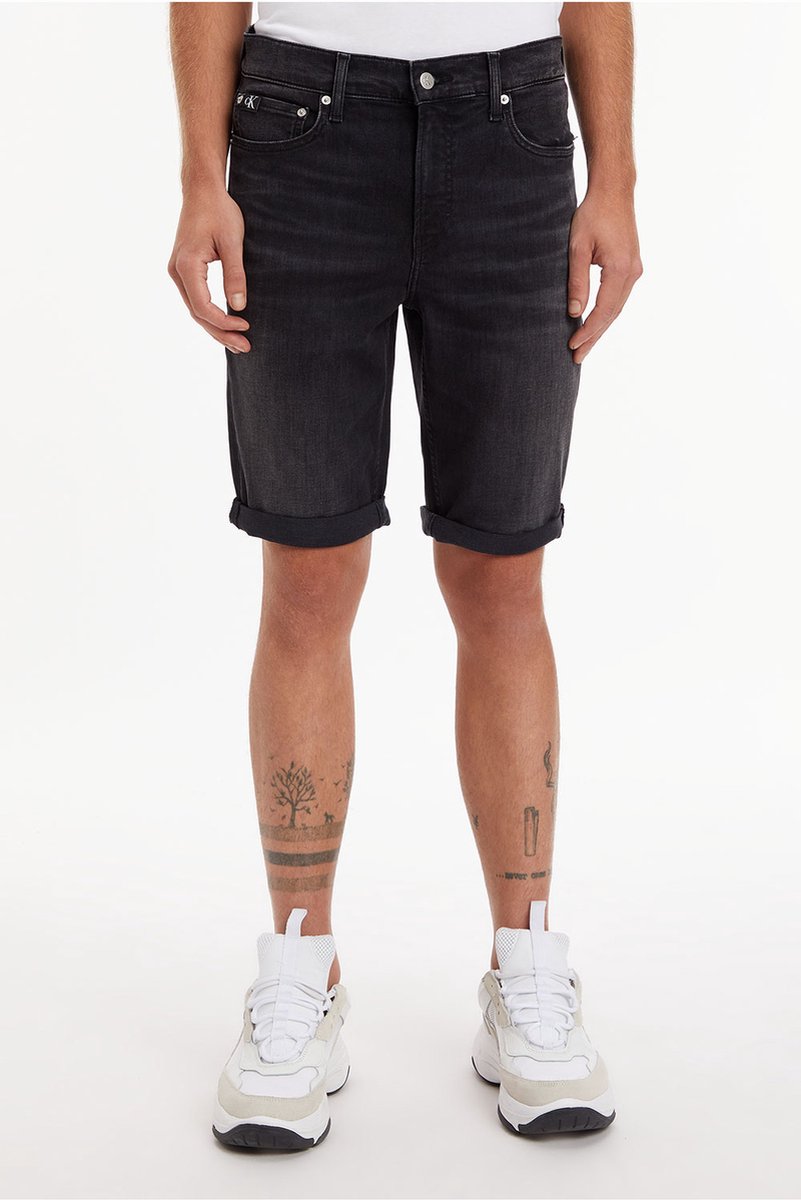 Calvin Klein Jeans Slim short - Zwart - W38