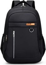 Walixpro® Sac à dos avec compartiment pour ordinateur portable jusqu'à 17,3 pouces-Femmes Hommes-Sac unisexe-Sac à dos pour ordinateur portable - Zwart