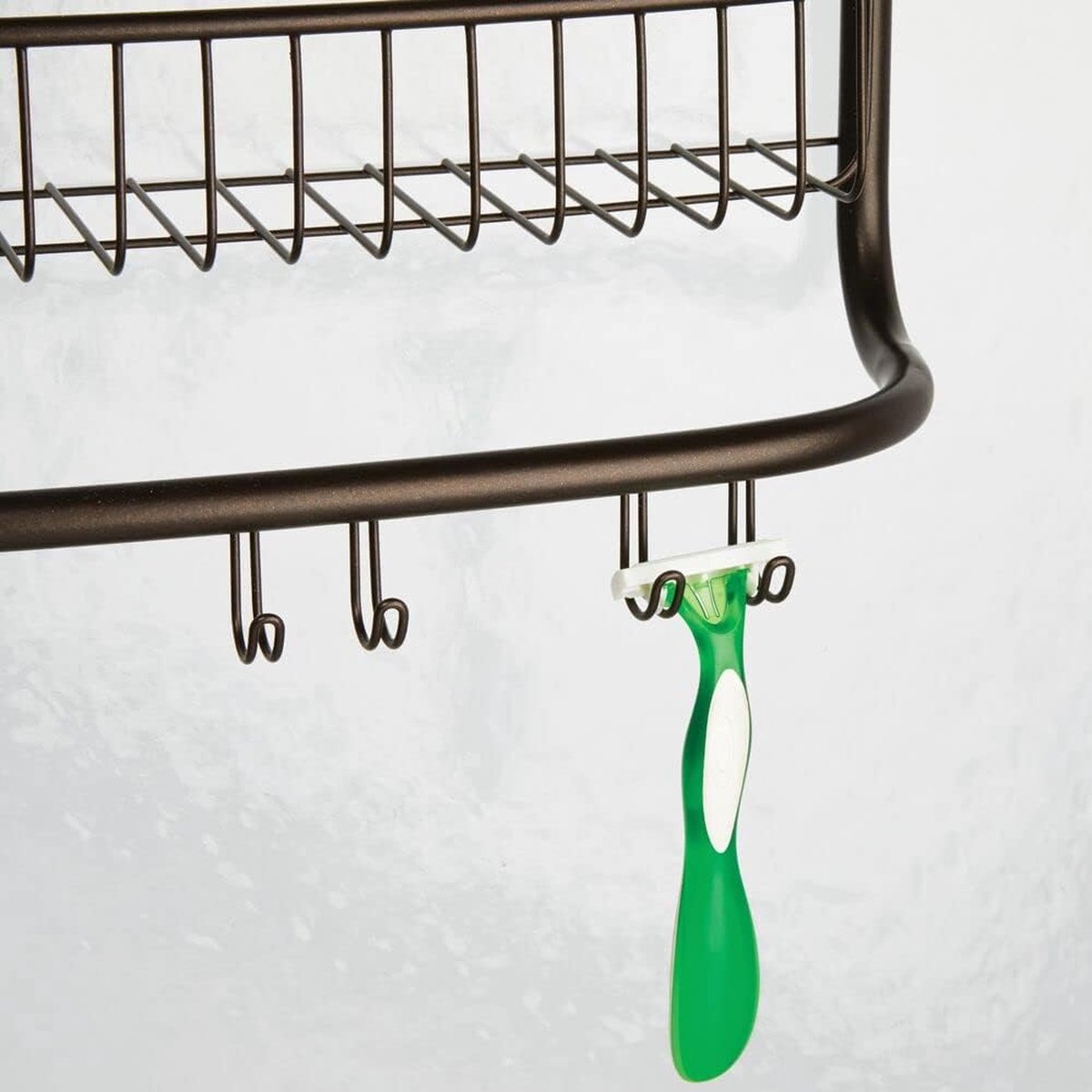 Duwee Panier de Douche à Suspendre sur Porte à 3 Niveaux, Panier de  Rangement de Salle de Bain Antirouille Grand, Etagere Douche sur Porte à  Suspendre Non Percé, Pour Grandes Bouteilles,Noir 