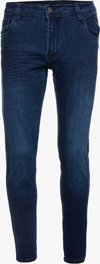 Unsigned comfort stretch fit heren jeans lengte 32 - Blauw - Maat 33