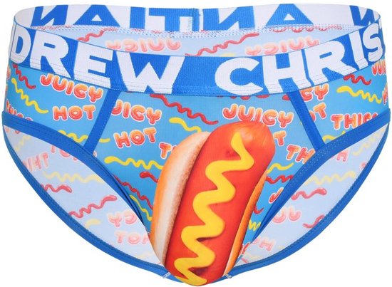 Andrew Christian Hot Dog Brief w/ ALMOST NAKED® - MAAT S - Heren Ondergoed - Slip voor Man - Mannen Slip