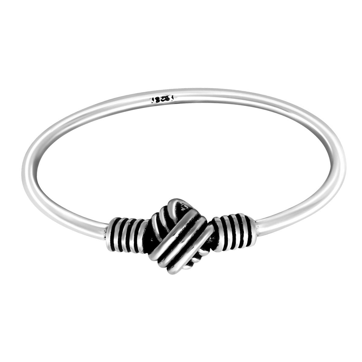 Jewelryz | Bali Knot | Ring 925 zilver | 16.00 mm / maat 50
